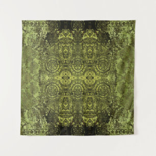 Jugendstil: Farbige Vintage-Verzierung. Wandteppich