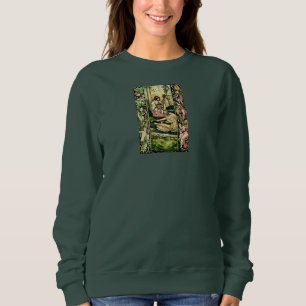 Jugendstil-Feienmusiker Vintage-Illustration Sweatshirt