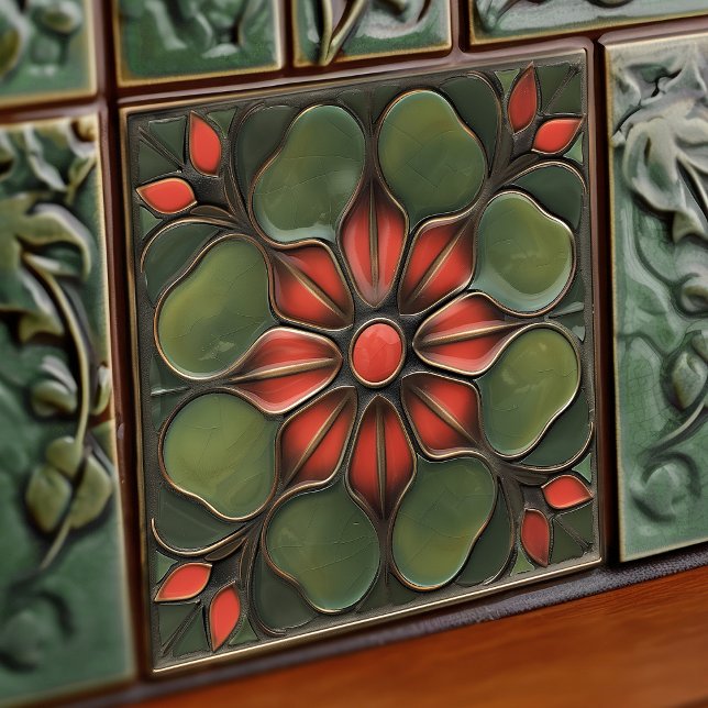 Jugendstil Fliese (Von Creator hochgeladen)