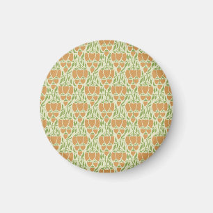 Jugendstil: Florale Eleganz Magnet