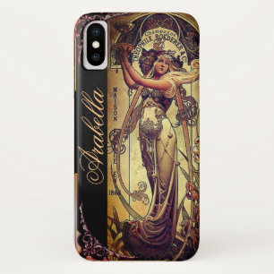Jugendstil Frau elegante Werbung Scharnier Case-Mate iPhone Hülle