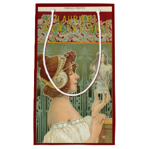Jugendstil-Frau Französisch Art henri livemont Kleine Geschenktüte