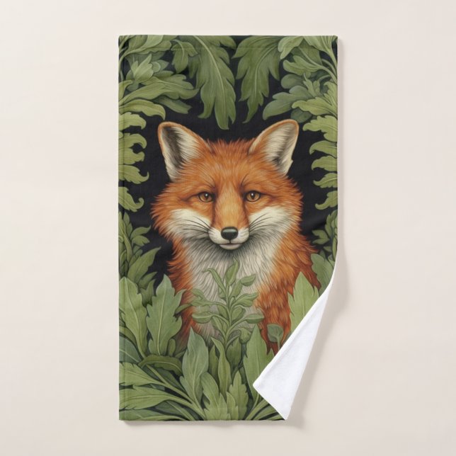 Jugendstil-Fuchs im Wald Handtuch (Handtuch)