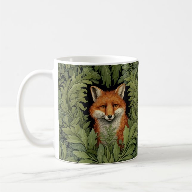 Jugendstil-Fuchs im Wald Kaffeetasse (Links)