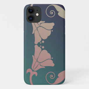 Jugendstil-Fuschia-Blume Case-Mate iPhone Hülle