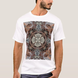 Jugendstil geometrisch Vintages Muster T-Shirt