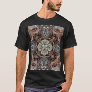Jugendstil geometrisch Vintages Muster T-Shirt