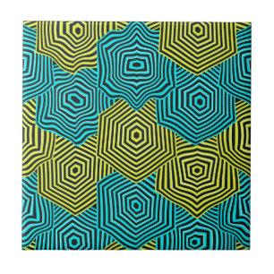 Jugendstil geometrisches Muster Fliese