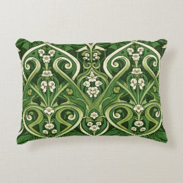 Jugendstil giftiges Maiglöckchen Dekokissen