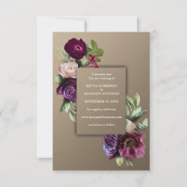 Jugendstil, Gold, Deko, Viktorianisch, Hochzeit, K Einladung