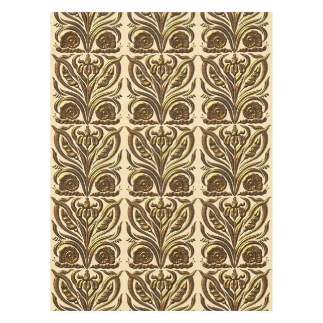 Jugendstil Gold Tischdecke (Vorderseite)