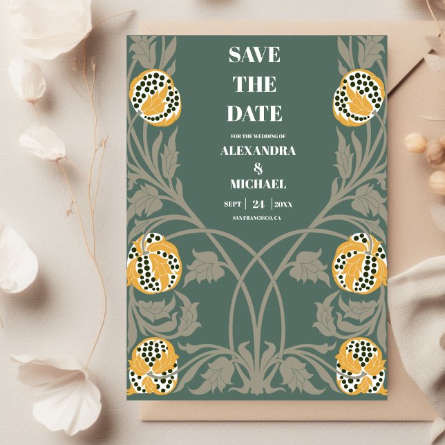 Jugendstil-Hochzeit Save The Date (Von Creator hochgeladen)