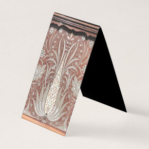 Jugendstil-Holzarbeiten, schönes Original, Belle  Visitenkarten