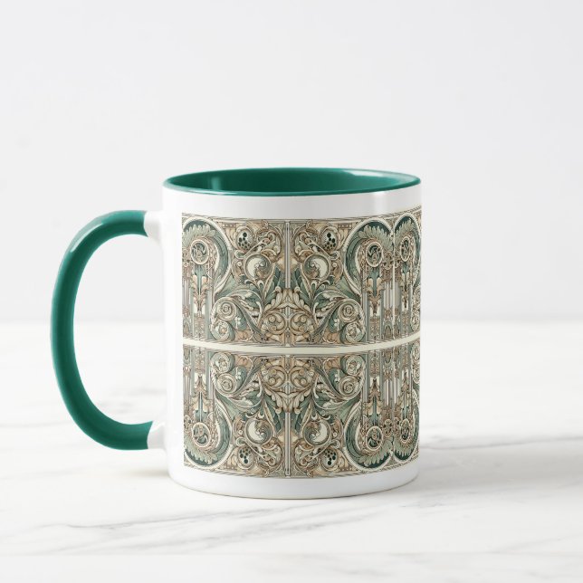Jugendstil im ganzen Design Tasse (Links)