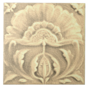 Jugendstil-Imitate jugendstil Blume Ziegelgold Fliese