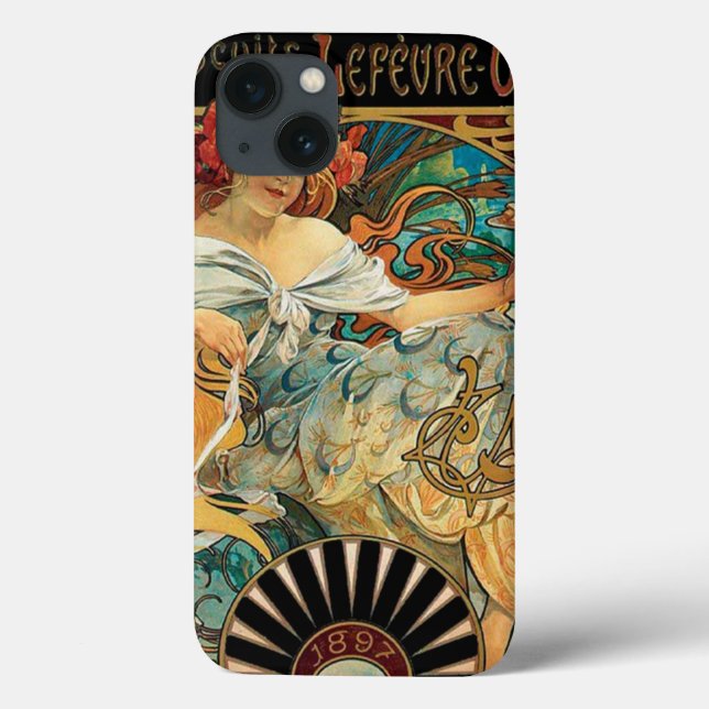 Jugendstil iPad-Hülle Case-Mate iPhone Hülle (Rückseite)