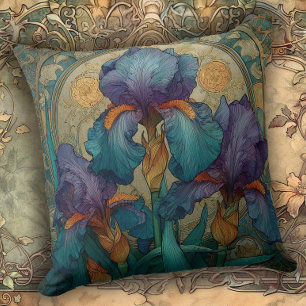Jugendstil Iris Verzauberung Kissen