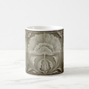 Jugendstil jugendstil Blume Fliesen Design braun Kaffeetasse