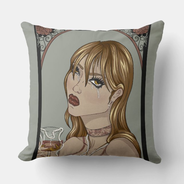 Jugendstil Kissen (Vorderseite)