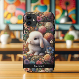 Jugendstil-Kunst Bunny Flower Garden Case-Mate iPhone Hülle