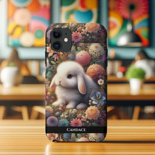 Jugendstil-Kunst Bunny Flower Garden Case-Mate iPhone Hülle