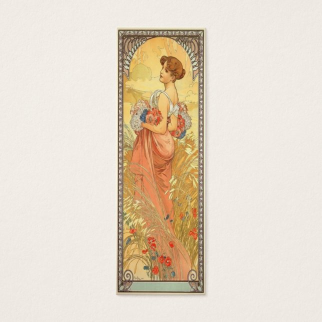 Jugendstil-Lesezeichen (Vorderseite)