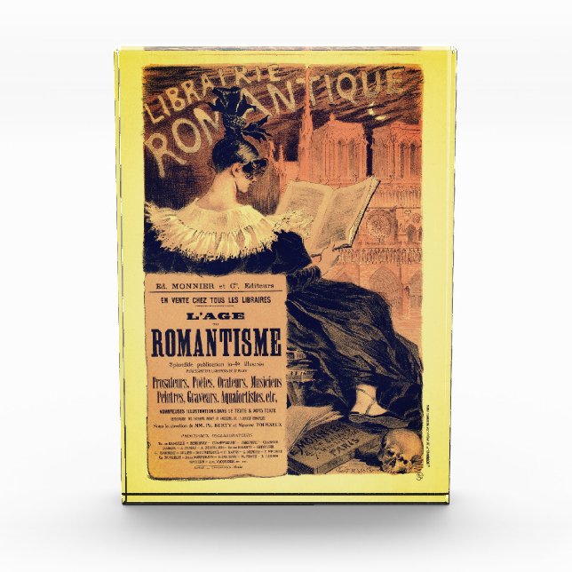 Jugendstil-Librairie romantique gotische Grasse Fotoblock (Vorderseite)