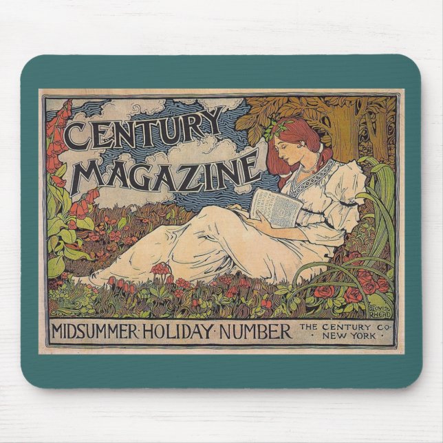 Jugendstil - Magazin Mousepad (Vorne)