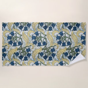 Jugendstil Maiglöckchen-Blüte Verneuil Strandtuch