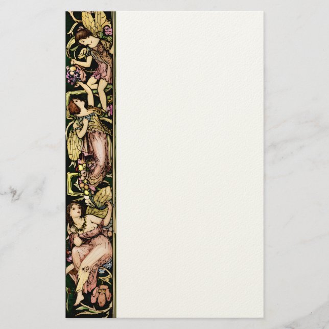Jugendstil-Märchenillustration Briefpapier (Vorderseite)