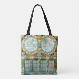 Jugendstil Monde Klassische Karte Tote Beutel