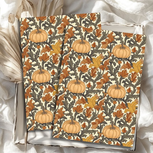 Jugendstil Morris Herbst Pastellfarben Seidenpapier (Art nouveau Morris fall autumnal pastel colors Tissue Paper)