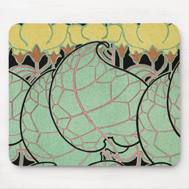 Jugendstil-Muster #10 Mousepad (Vorne)