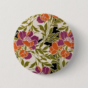 Jugendstil-Muster #3 Button