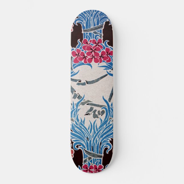 Jugendstil-Muster #6 Skateboard (Vorderseite)