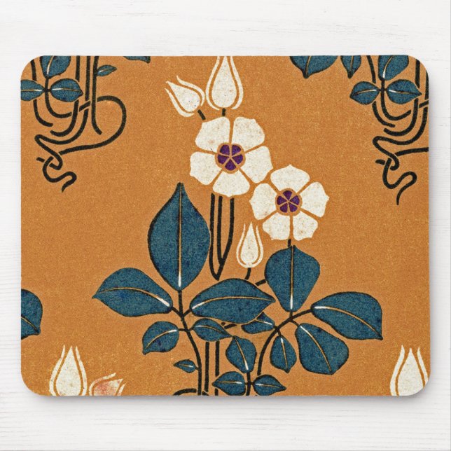 Jugendstil-Muster #7 Mousepad (Vorne)
