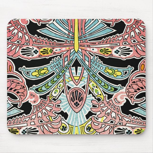 Jugendstil-Muster #8 Mousepad (Vorne)