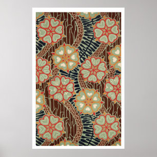 Jugendstil-Muster Nr. 2 in Emporio Moffa Poster