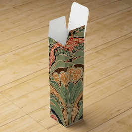Jugendstil-Muster Nr. 3 in Emporio Moffa Wein-Geschenkverpackung