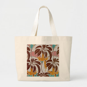 Jugendstil-Muster Nr. 4 in Emporio Moffa Jumbo Stoffbeutel