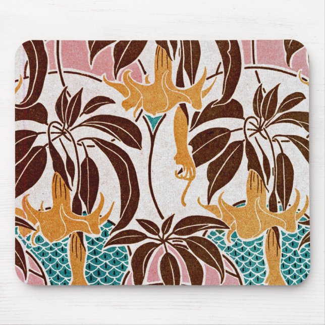 Jugendstil-Muster Nr. 5 in Emporio Moffa Mousepad (Vorne)