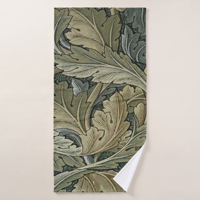 Jugendstil-Muster William Morris, Vintag, Glocke Badehandtuch (Badehandtuch)