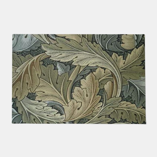 Jugendstil-Muster William Morris, Vintag, Glocke Fußmatte (Vorderseite)