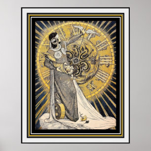 Jugendstil Natur 16 x 20 Poster