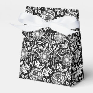 Jugendstil-Nelke-Damaskus, Schwarz und Weiß Geschenkschachtel