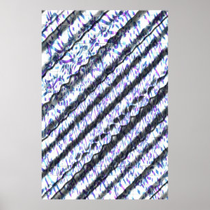 Jugendstil OP Art Muster Poster