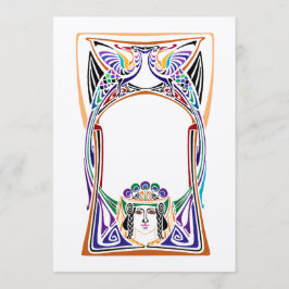 Jugendstil-Pfauendesign