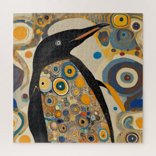 Jugendstil Pinguin  Puzzle