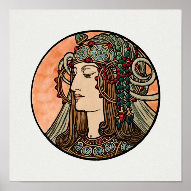 Jugendstil Poster (Vorne)