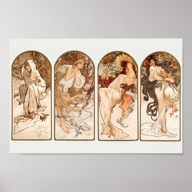 Jugendstil Poster (Vorne)